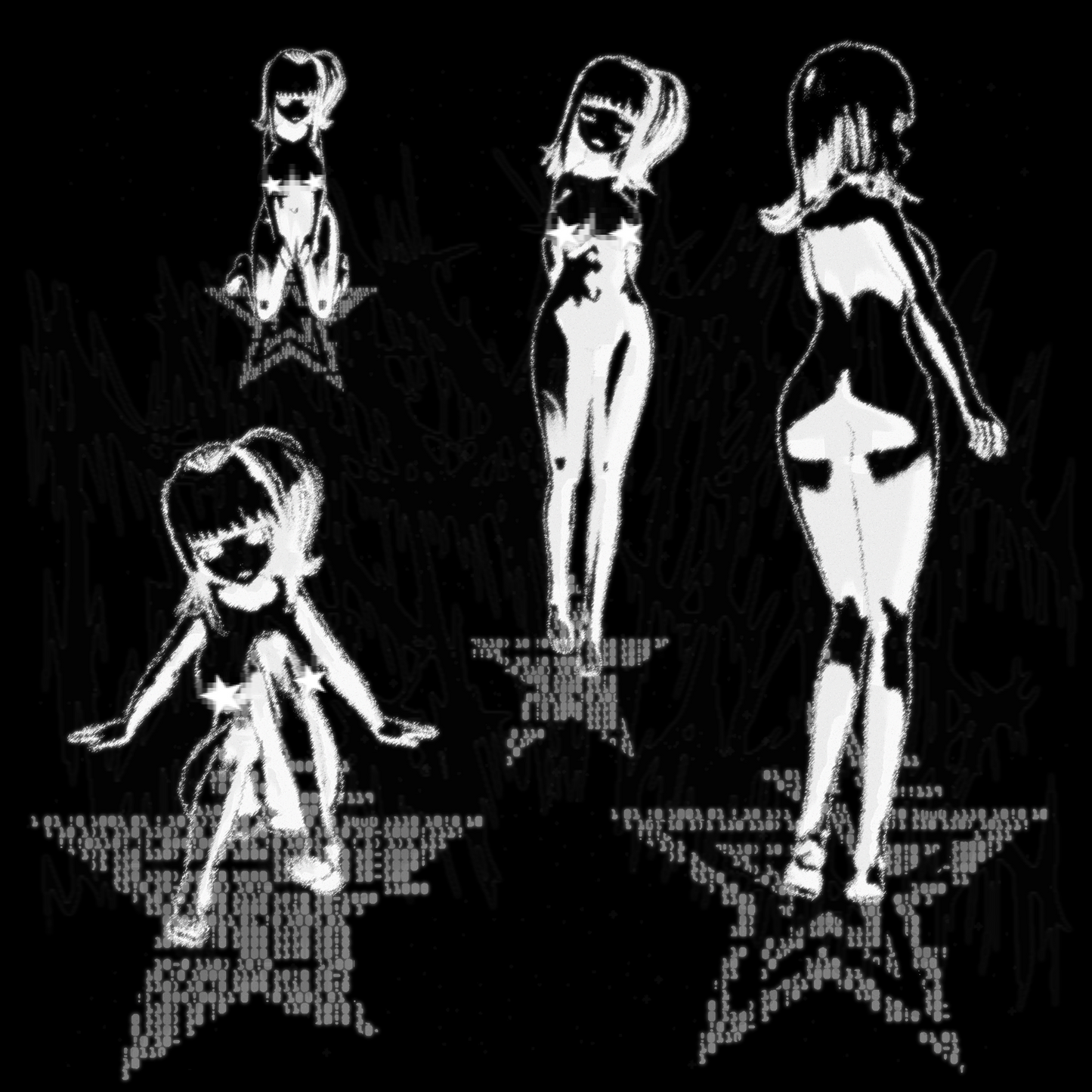NAKED TEE (CENSORED)